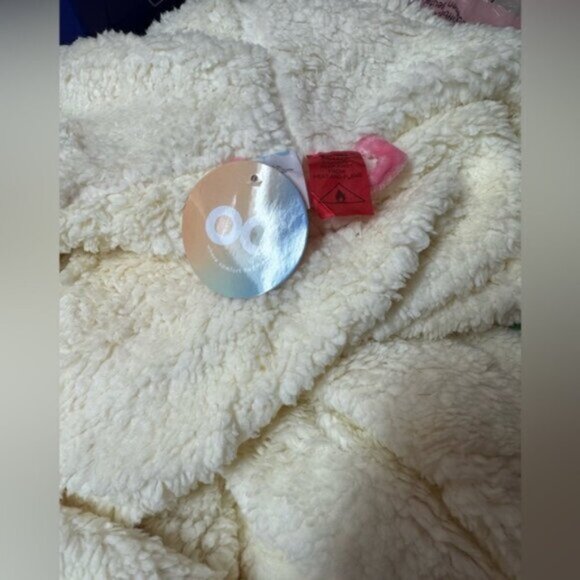 The Oodie Sherpa Robe Multi Stripe NWT - Picture 10 of 12